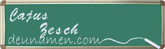 Cajus Zesch Visitenkarte